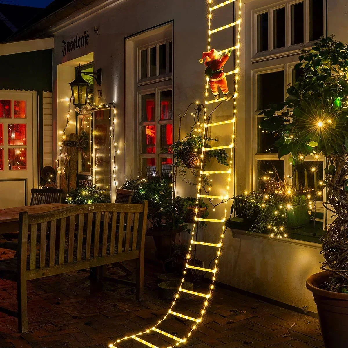 Outdoor Lighting Led Strip - LED Ladder Light for Santa Claus