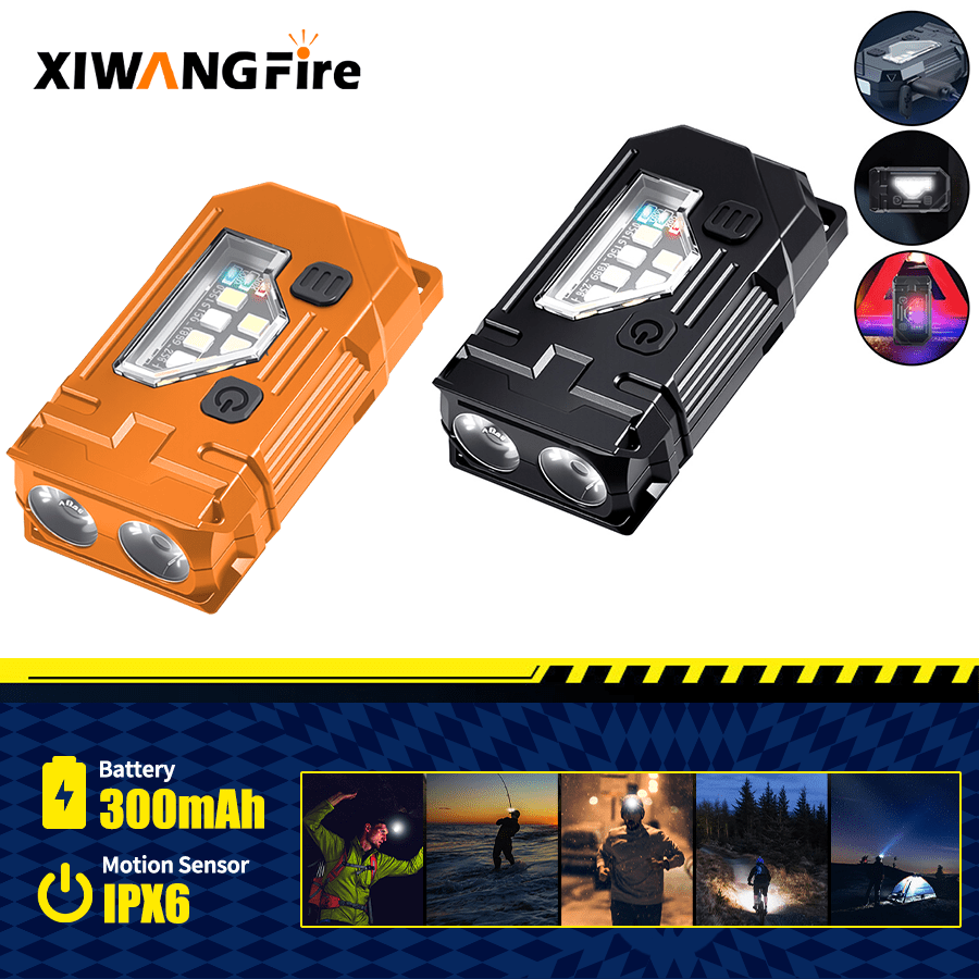 Outdoor Lighting Types - Mini Keychain EDC Flashlight - Rechargeable