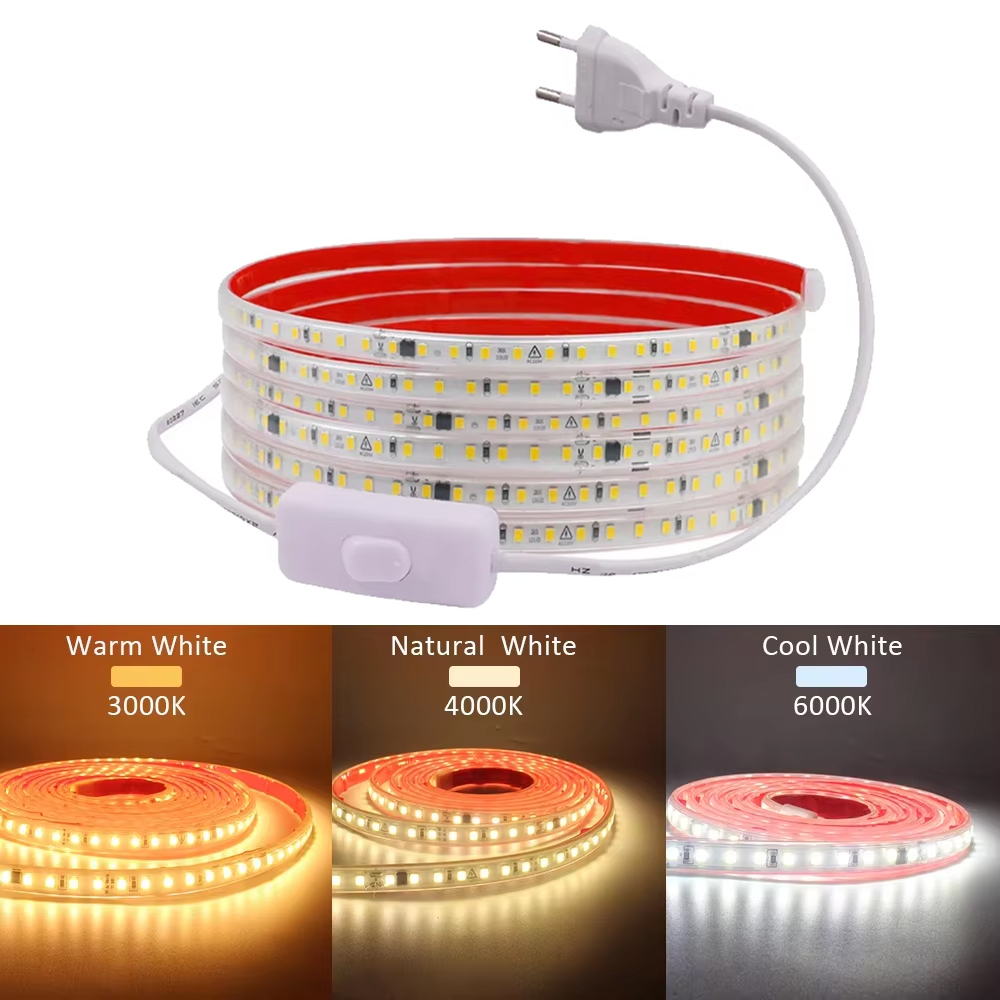 Outdoor Lighting Led Strip - 220V IP68 Waterproof 120LEDs/m LED Strip