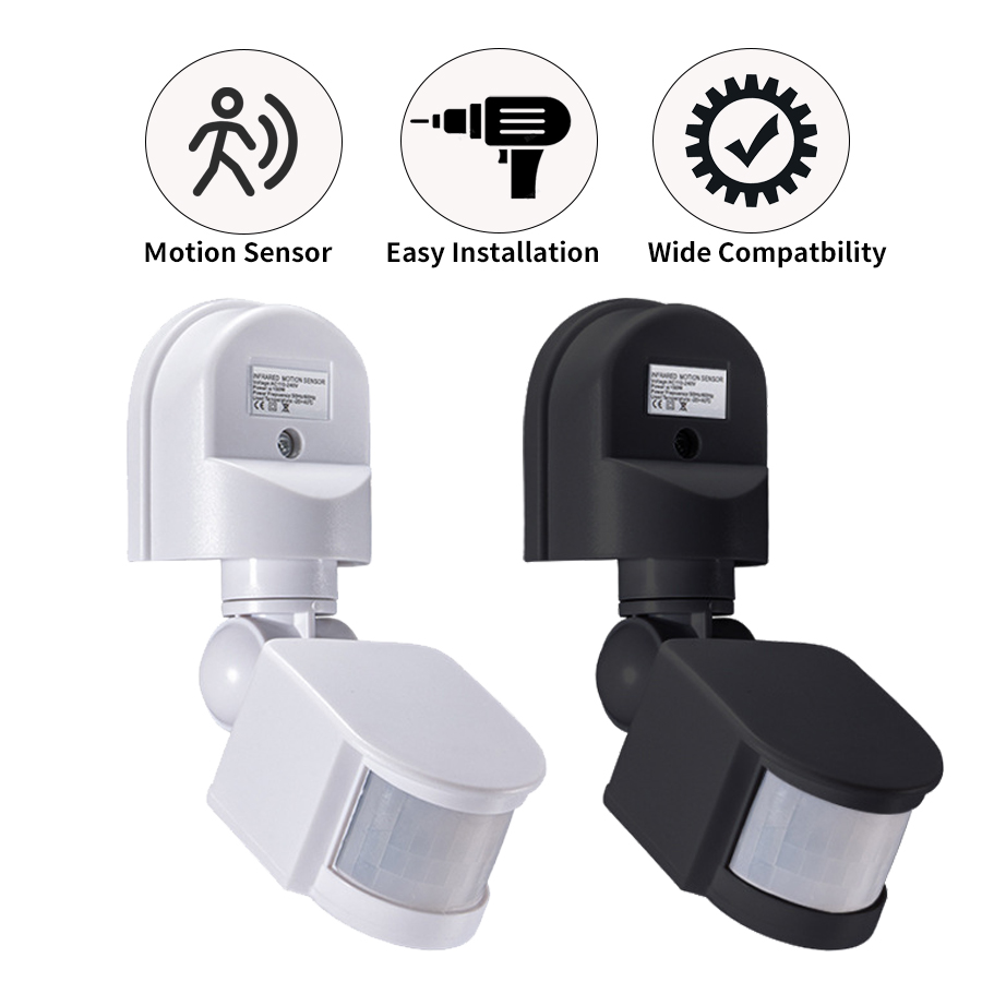 Outdoor Lighting Led Fixtures - PIR Motion Sensor 220V 110V 12V