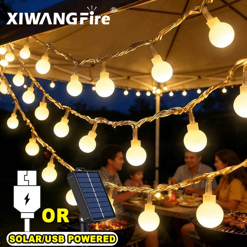 3-10M Solar/USB/Battery String - Outdoor Lighting Battery ulasan dan harga
