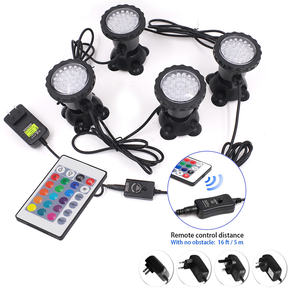 RGB LED Underwater Light IP68  - Pond Light Submersible ulasan dan harga