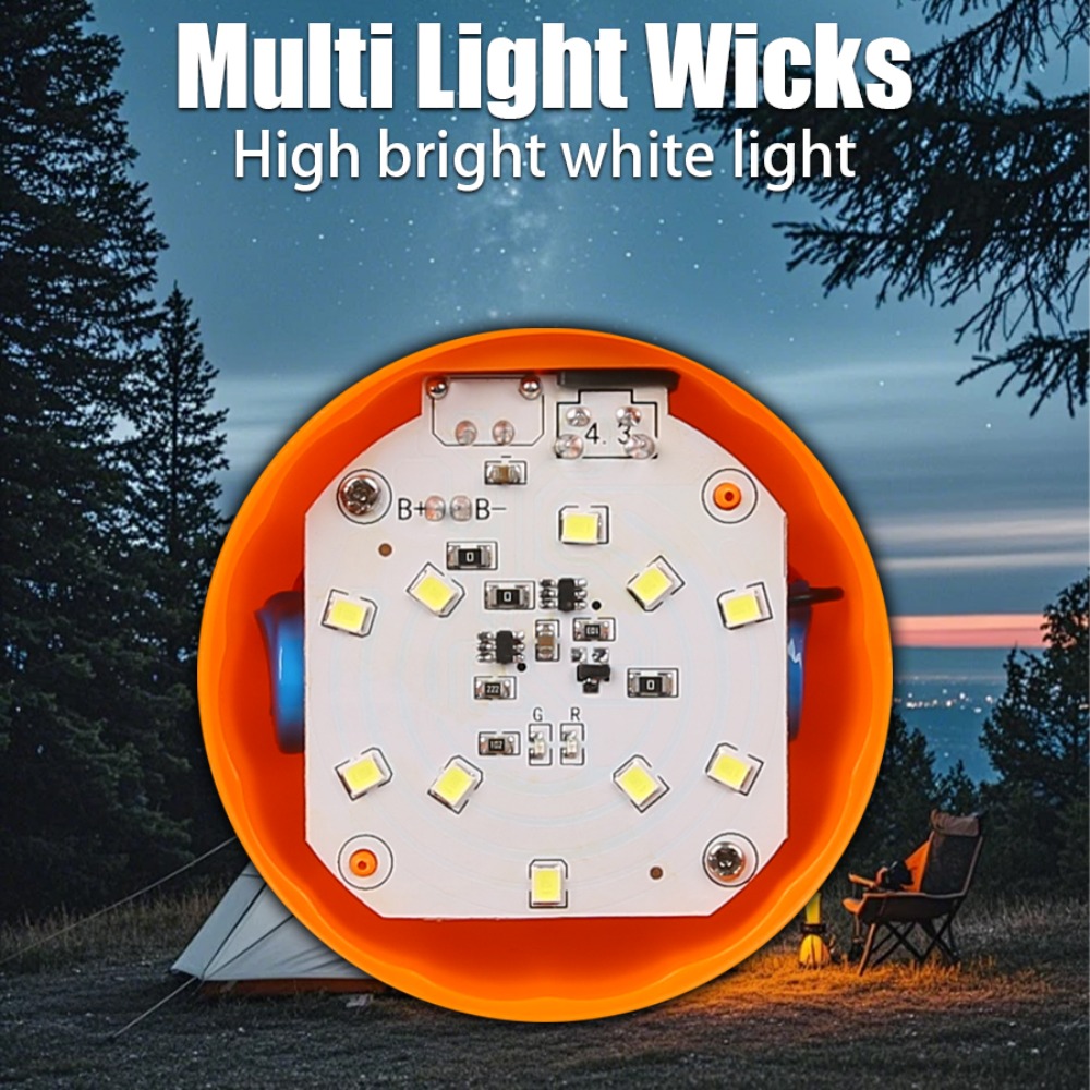 Portable Mini Camping Lamp 4 L - Outdoor Lighting Battery ulasan dan harga