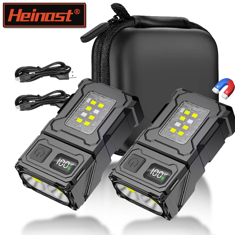 Mini Portable LED COB Flashlig - Outdoor Lighting Battery ulasan dan harga