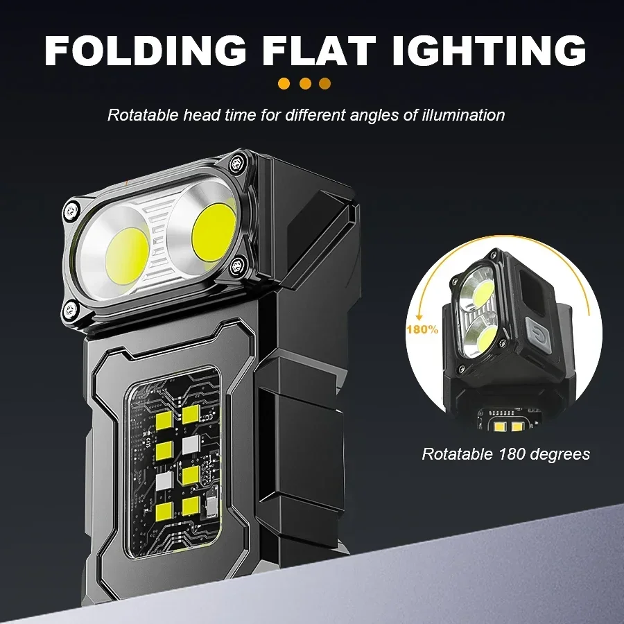 Mini Portable LED COB Flashlig - Outdoor Lighting Battery ulasan dan harga
