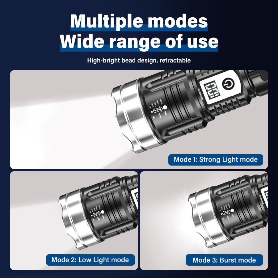 High Power 200000LM LED Flashl - Outdoor Lighting Types ulasan dan harga