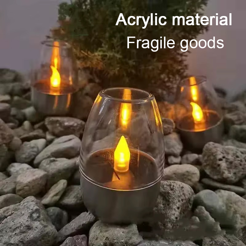 LED Solar Candles Light Flamel - Outdoor Lighting Effects ulasan dan harga