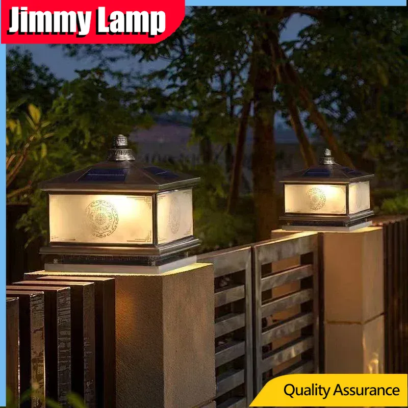 Outdoor Solar Wall Lamp Retro  - Outdoor Lighting Brass ulasan dan harga