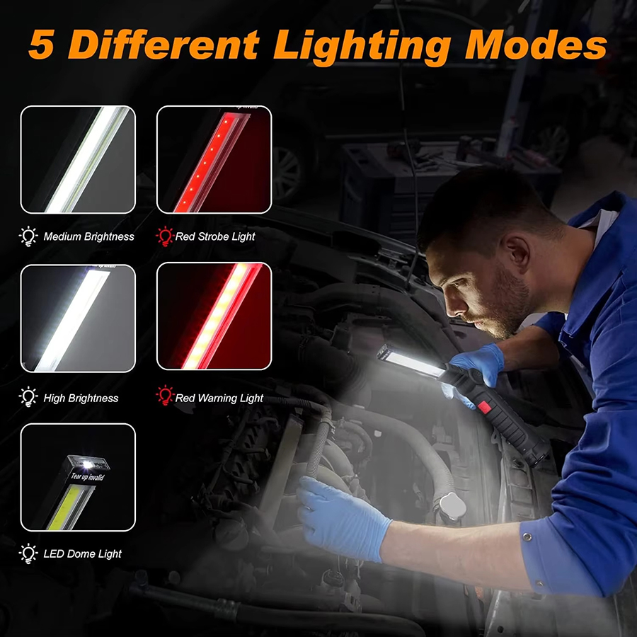 Portable LED Flashlight with M - Outdoor Lighting Types ulasan dan harga