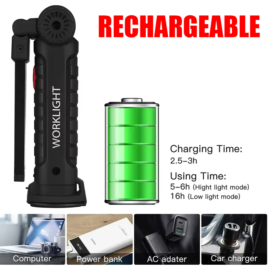 Portable LED Flashlight with M - Outdoor Lighting Types ulasan dan harga