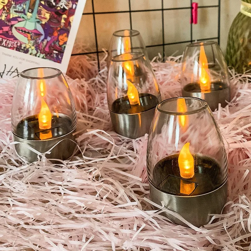 Solar Powered Flameless Candle - Outdoor Lighting Effects ulasan dan harga