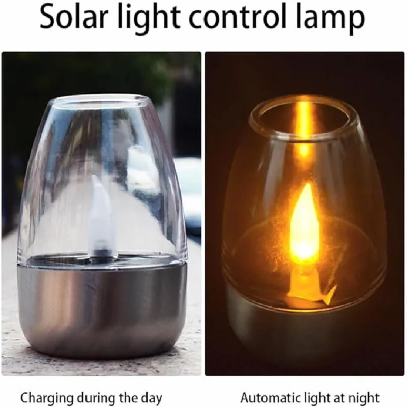 Solar Powered Flameless Candle - Outdoor Lighting Effects ulasan dan harga