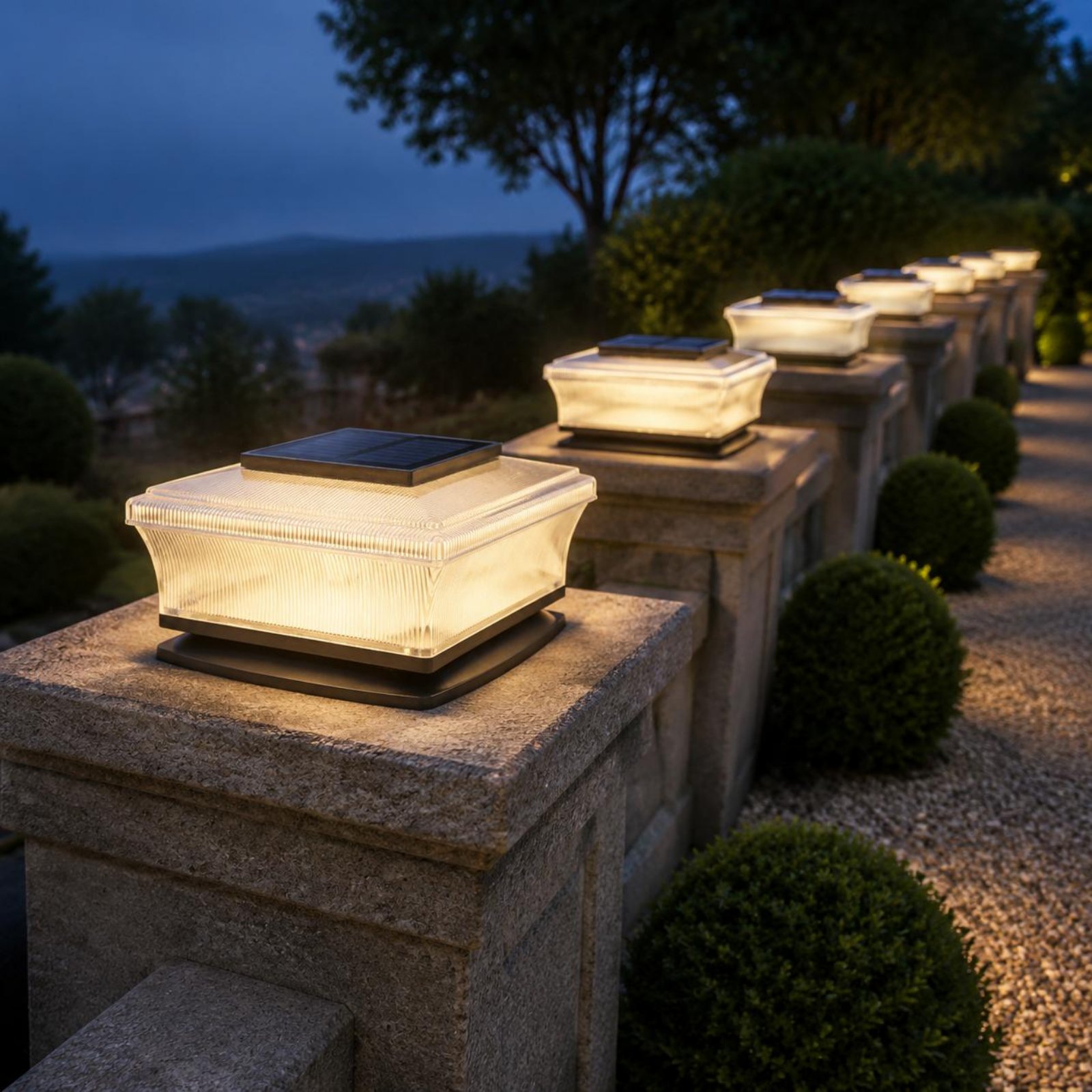 Solar Post Cap Light Wireless  - Outdoor Lighting Wireless ulasan dan harga