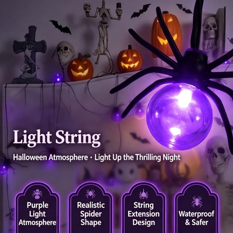 Battery Powered Spider LED Str - Outdoor Lighting Battery ulasan dan harga