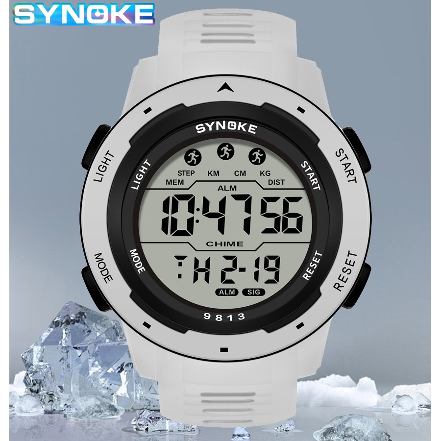 Synoke Couple watches Digital  - Outdoor Lighting For Steps ulasan dan harga
