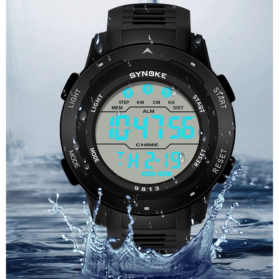 Synoke Couple watches Digital  - Outdoor Lighting For Steps ulasan dan harga