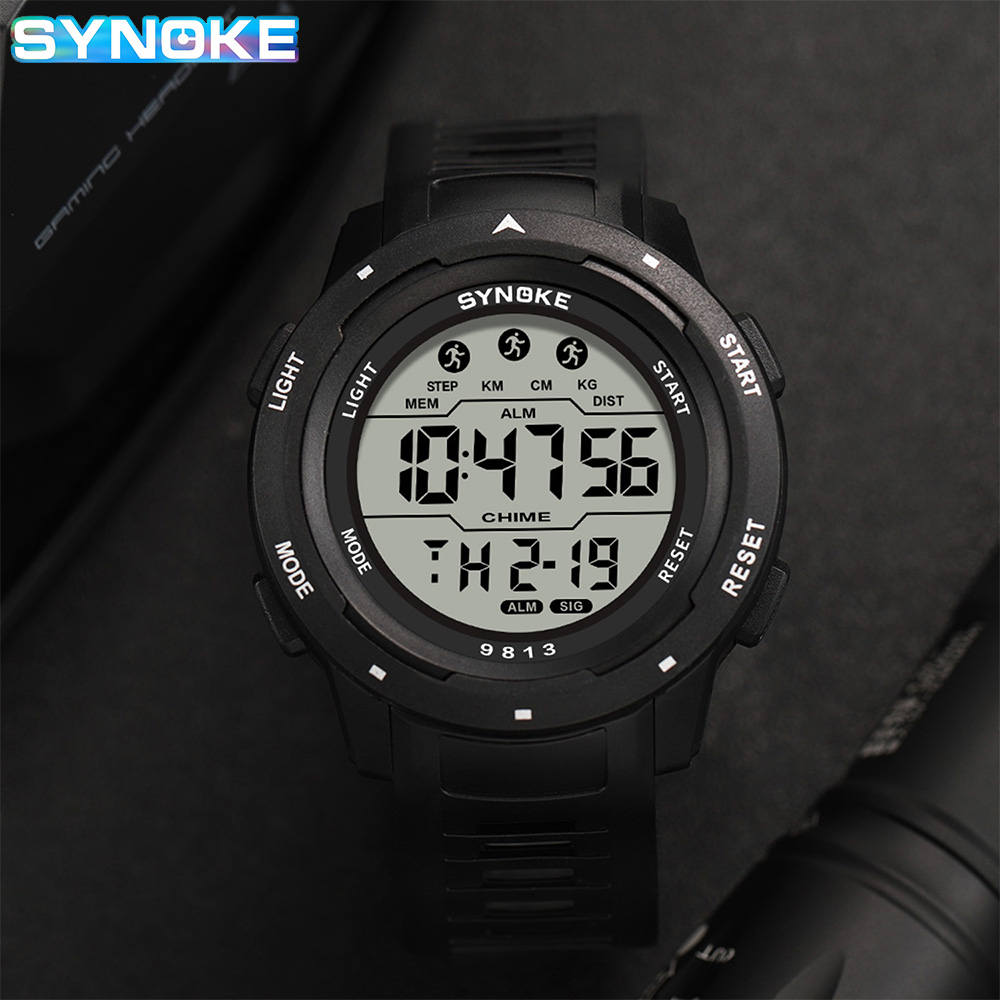Synoke Couple watches Digital  - Outdoor Lighting For Steps ulasan dan harga
