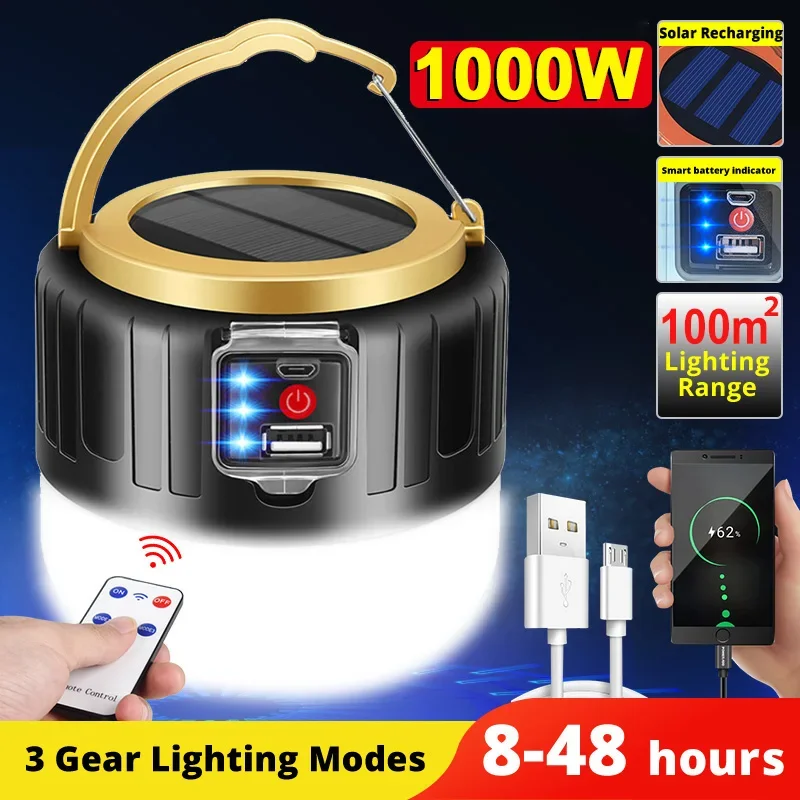 LED Solar Camping Light Power  - Outdoor Lighting Led Fixtures ulasan dan harga
