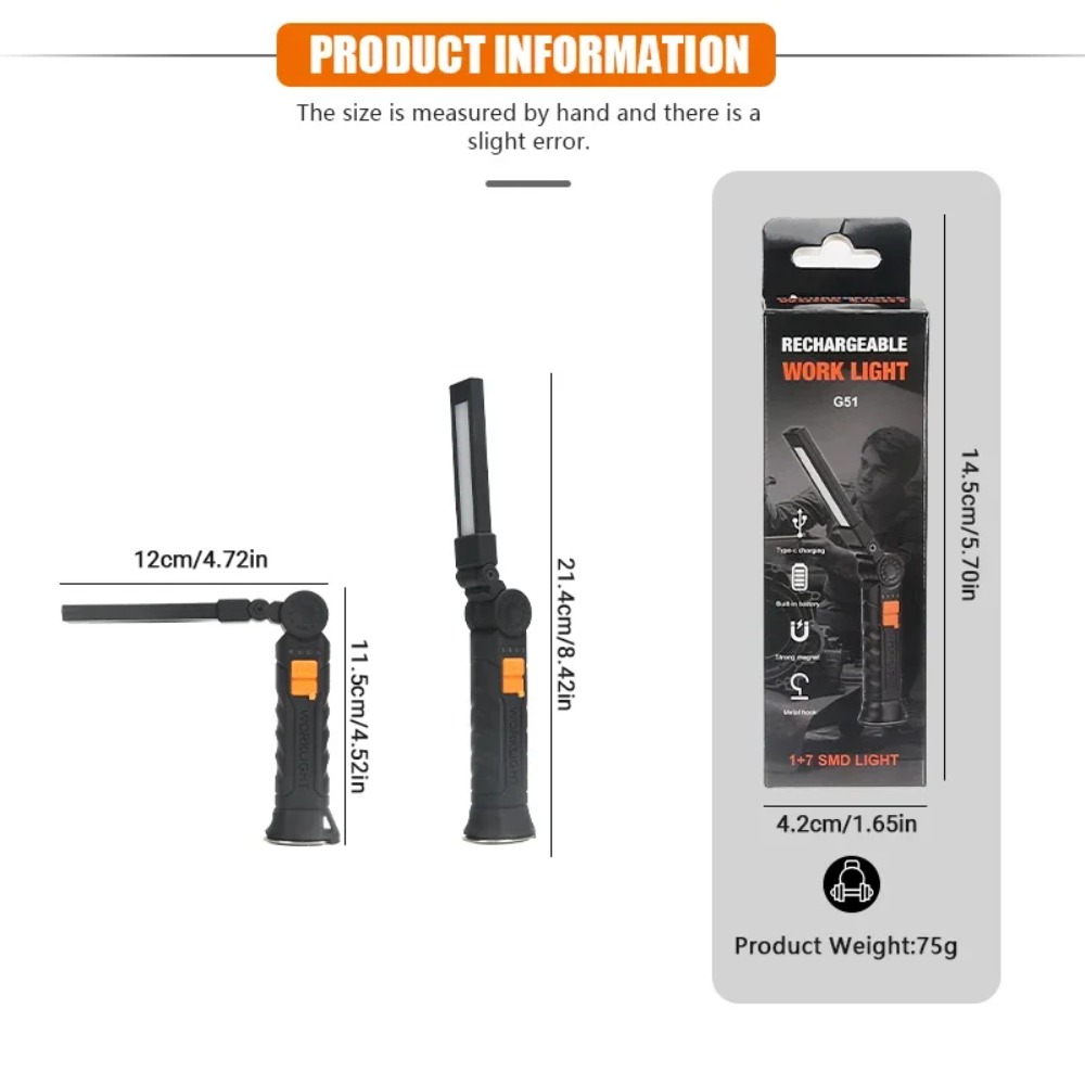Portable COB LED Flashlight US - Outdoor Lighting Types ulasan dan harga