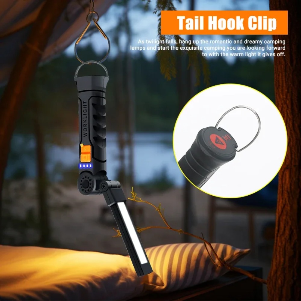 Portable COB LED Flashlight US - Outdoor Lighting Types ulasan dan harga