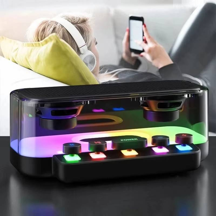 Black HIFI Stereo Surround Por - Outdoor Lighting Wireless ulasan dan harga