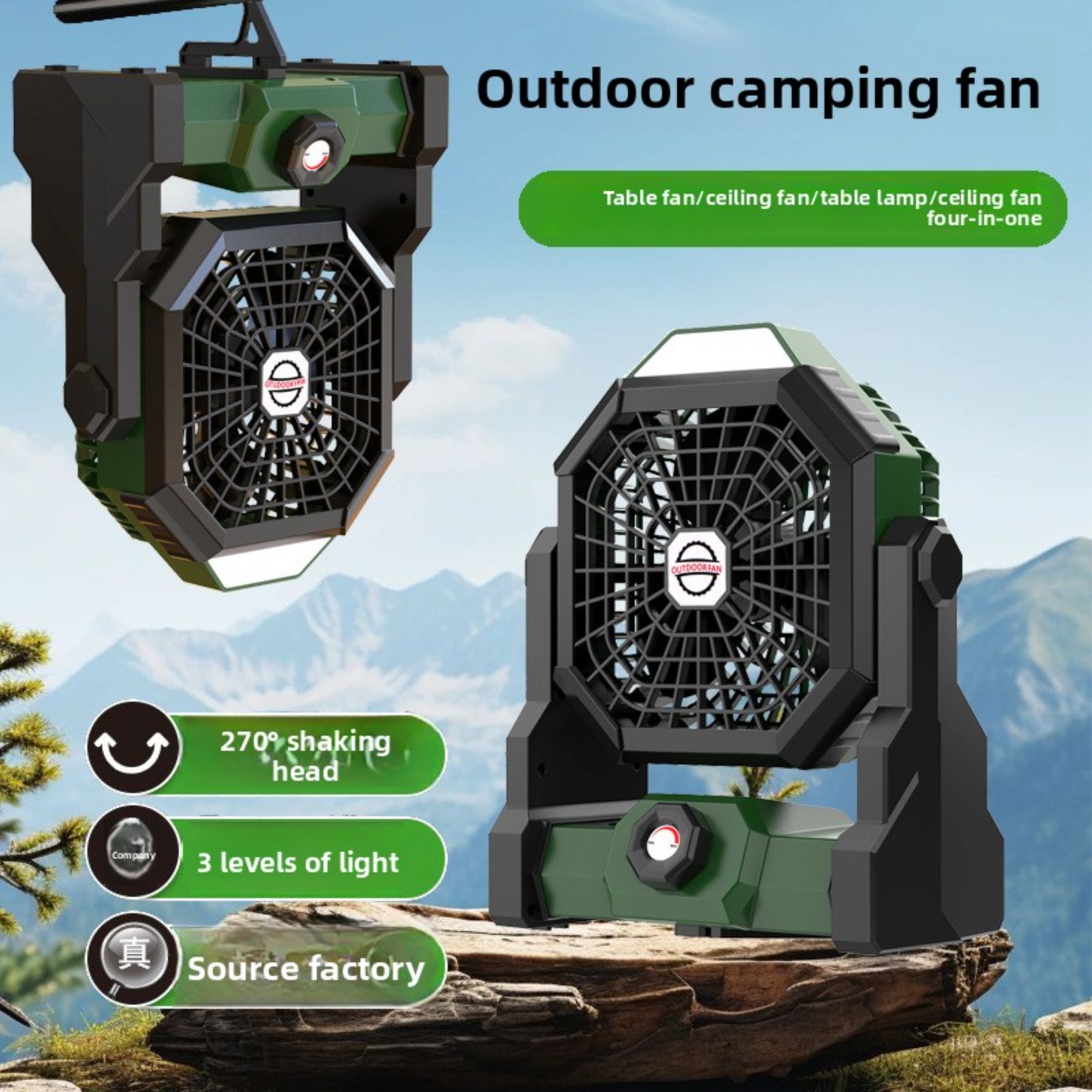 Portable 4 in 1 Outdoor Campin - Outdoor Lighting Wireless ulasan dan harga