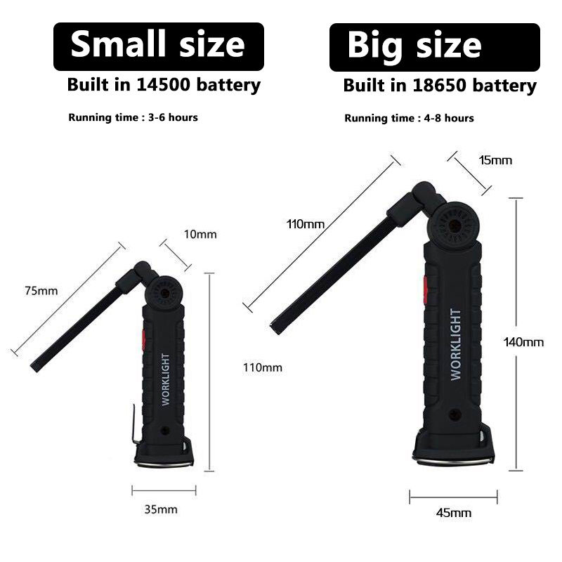 Portable Fold LED Flashlight S - Outdoor Lighting Types ulasan dan harga