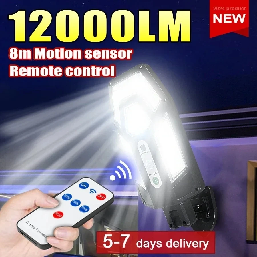 12000LM Powerful Solar Wall La - Outdoor Lighting Under Pergola ulasan dan harga