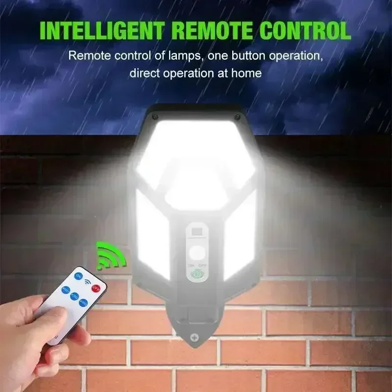 12000LM Powerful Solar Wall La - Outdoor Lighting Under Pergola ulasan dan harga