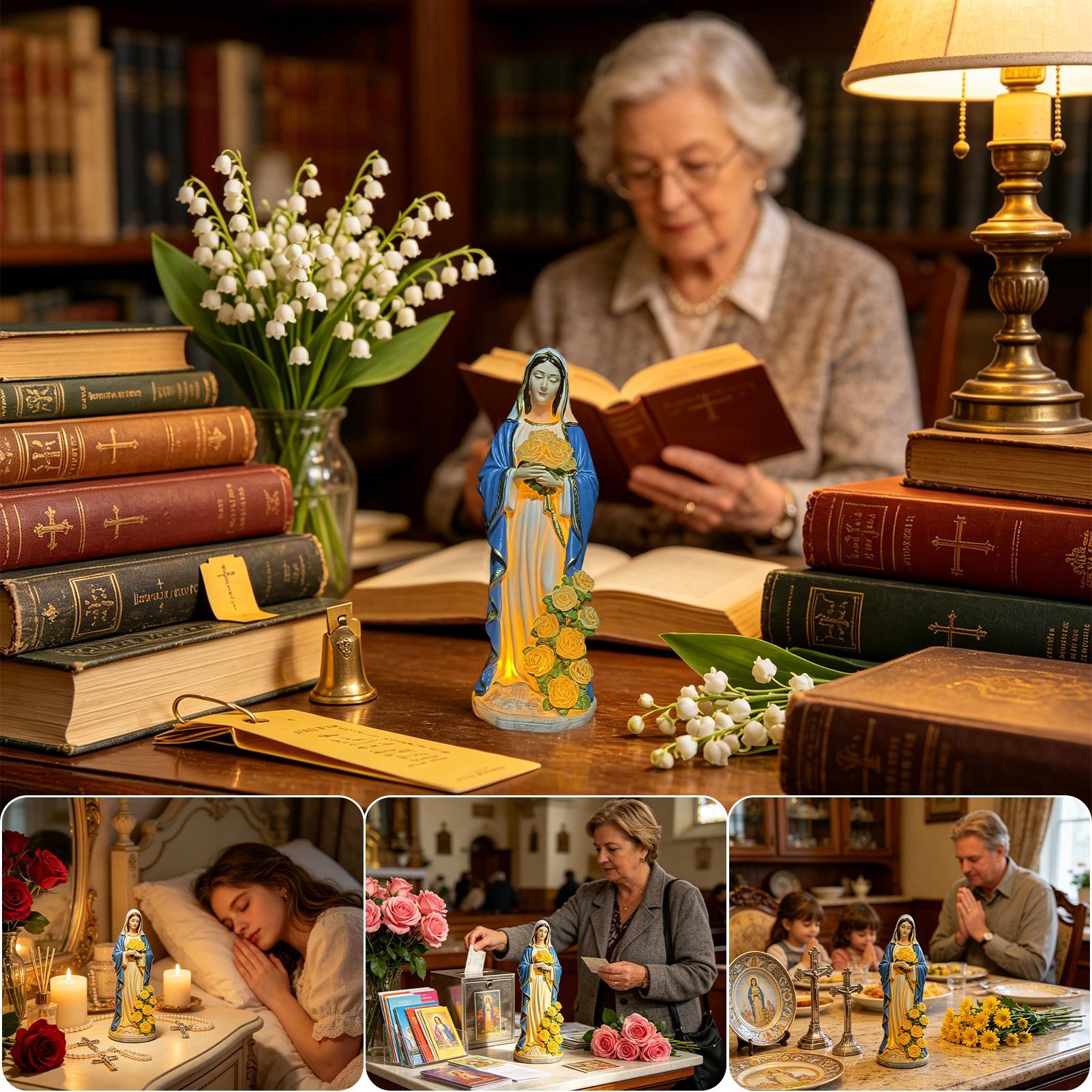 Virgin Mary Garden Light Garde - Outdoor Lighting Battery ulasan dan harga