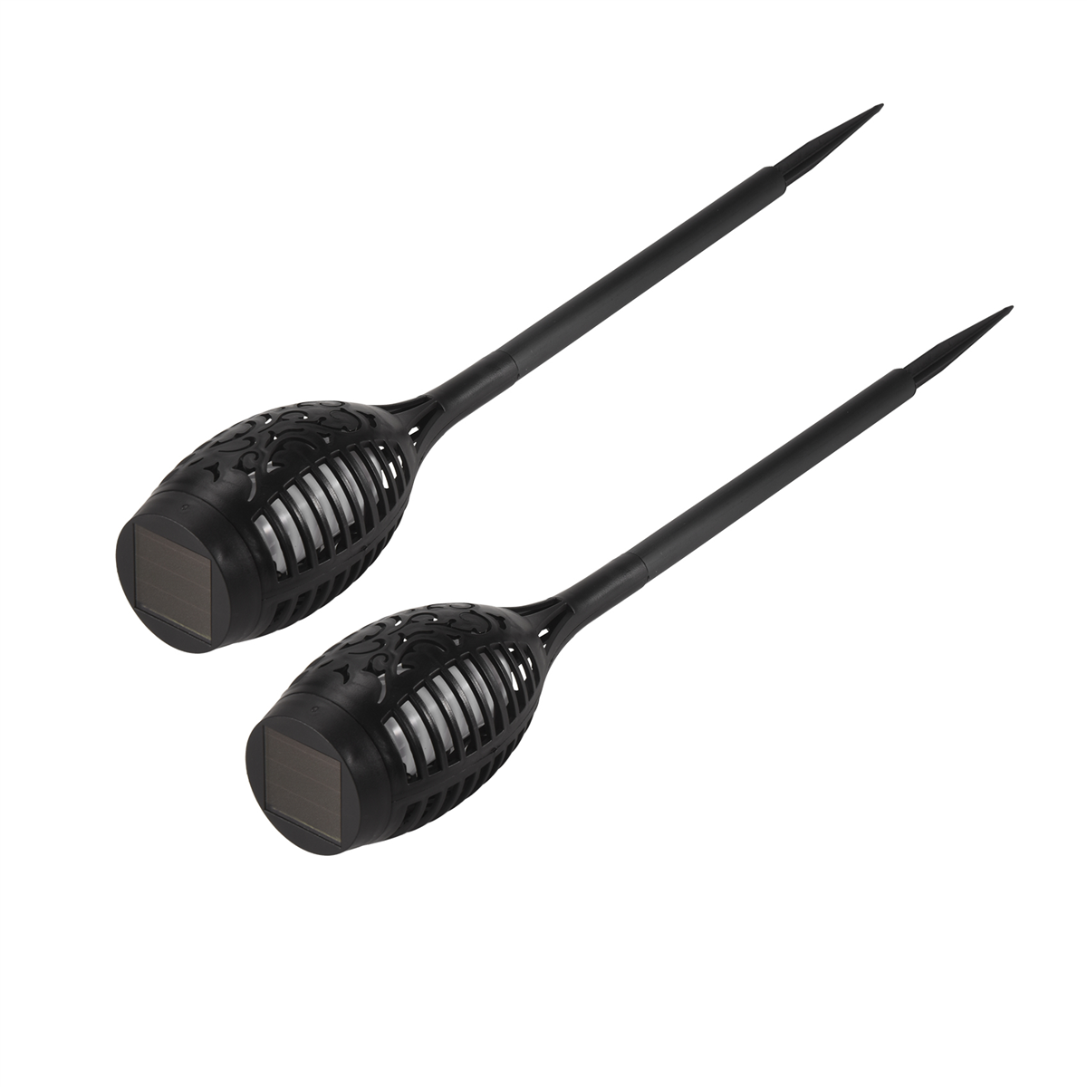 Y17A 2 Pcs LED Solar Flame Lig - Outdoor Lighting And Landscape ulasan dan harga