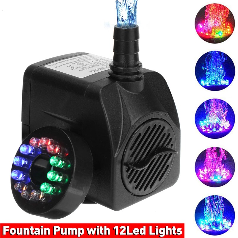 16W LED Light Fountain Pump Fi - Pond Light Submersible ulasan dan harga