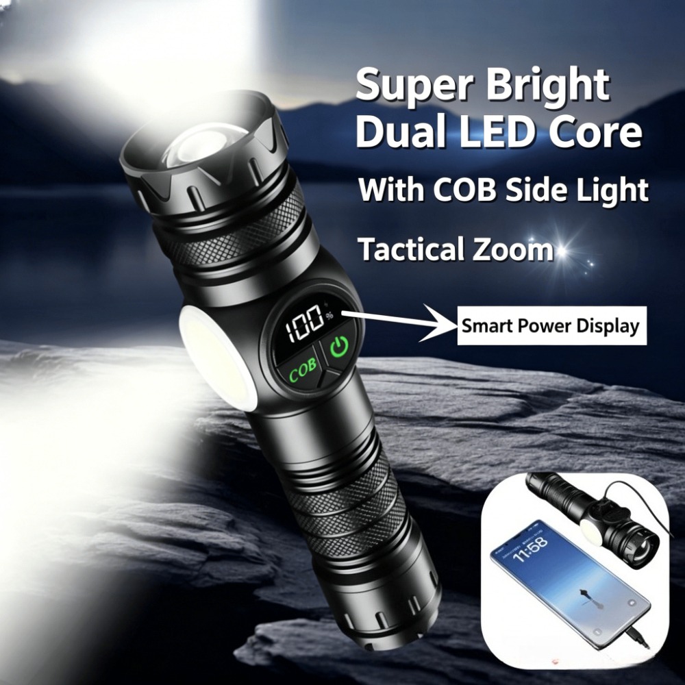 White Light LED Flashlight Typ - Outdoor Lighting Types ulasan dan harga