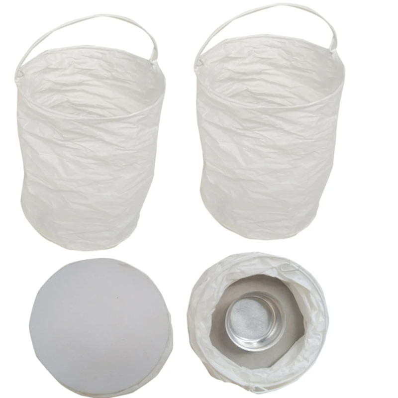 4pcs DIY White Straight Paper  - Lighting Wedding Outdoor ulasan dan harga