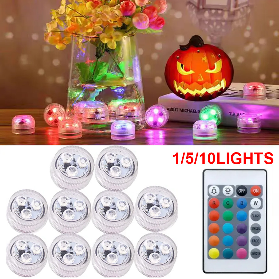 RGB 3/10 LED Underwater Light  - Pond Light Submersible ulasan dan harga