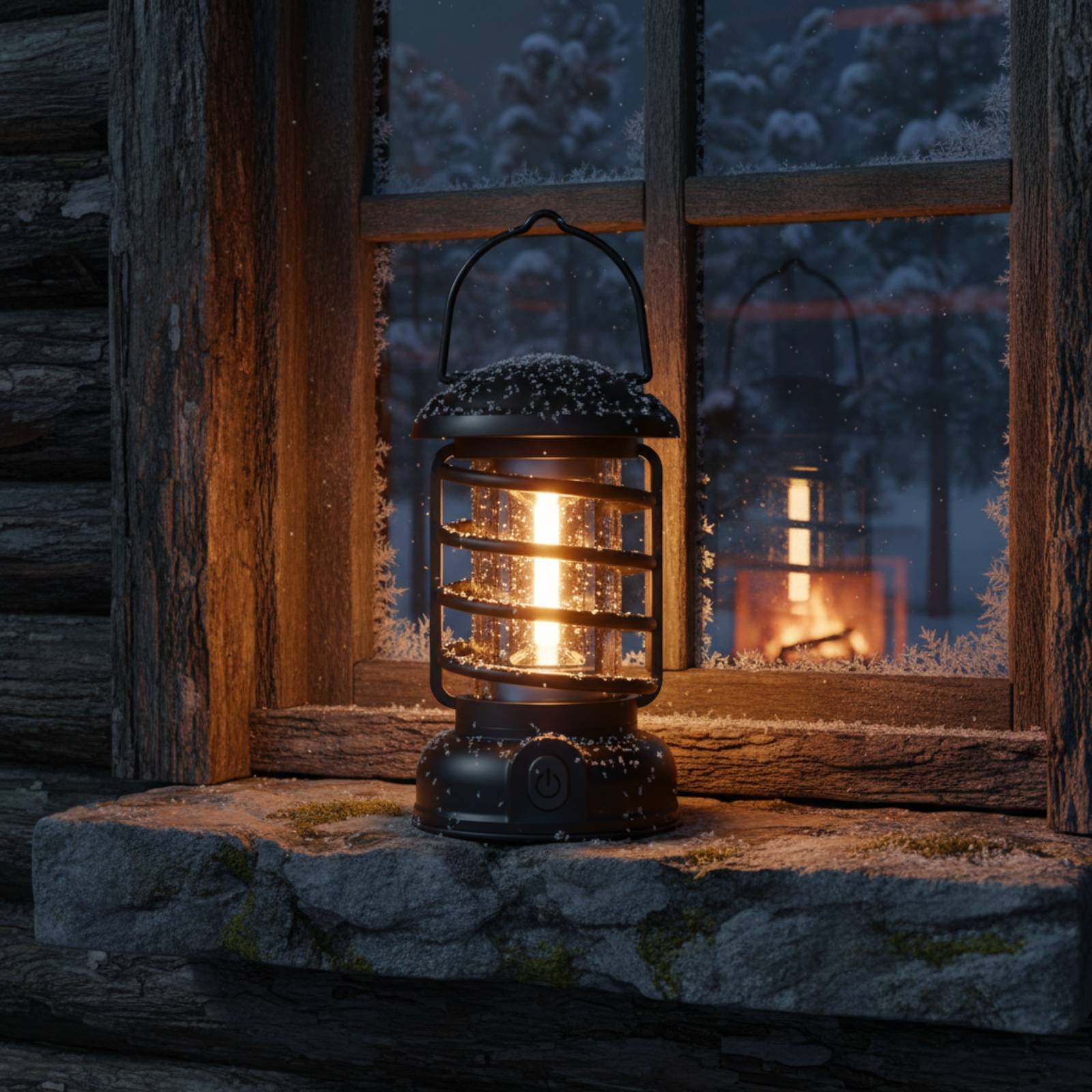 Retro Camping Lantern Two-Way  - Outdoor Lighting Battery ulasan dan harga