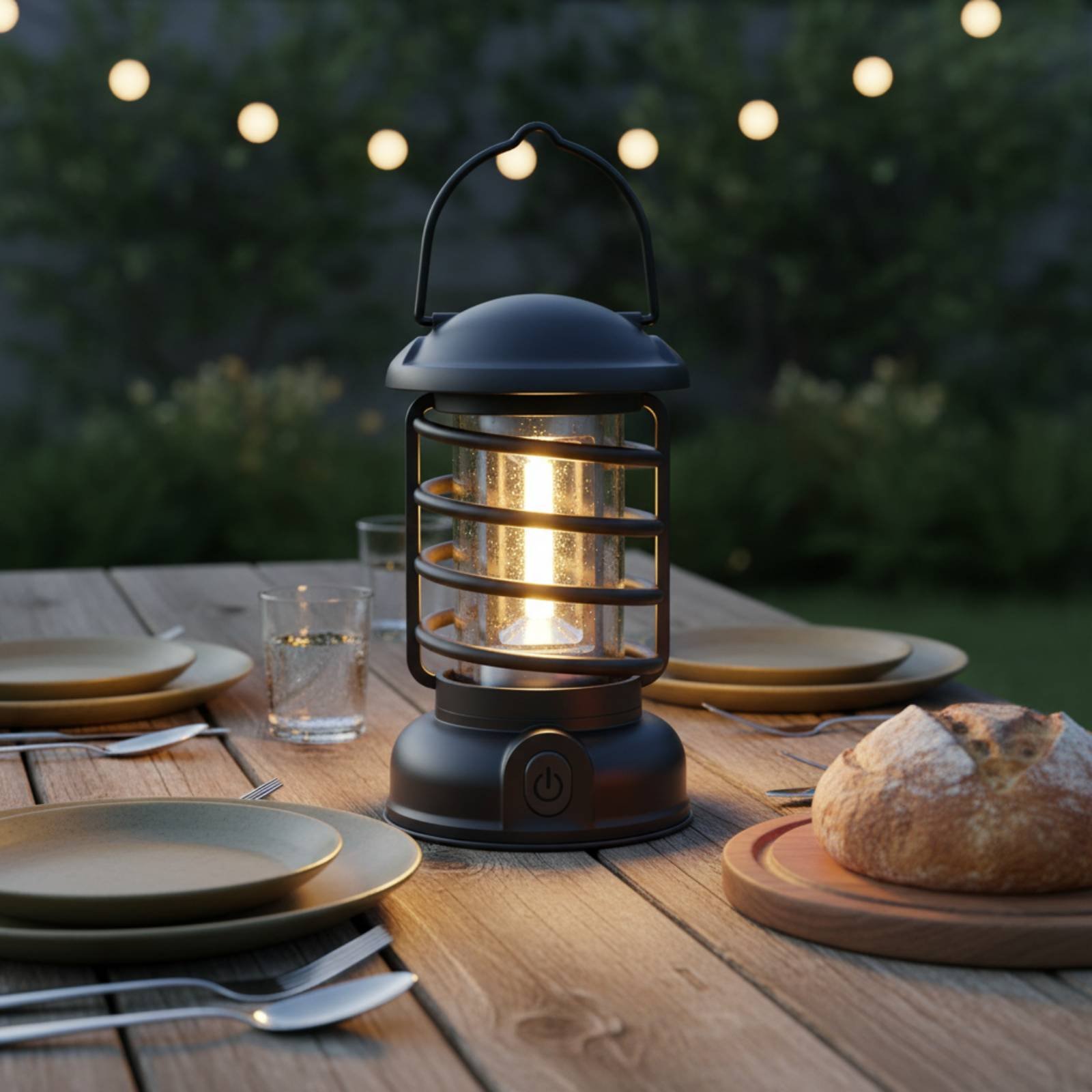Retro Camping Lantern Two-Way  - Outdoor Lighting Battery ulasan dan harga