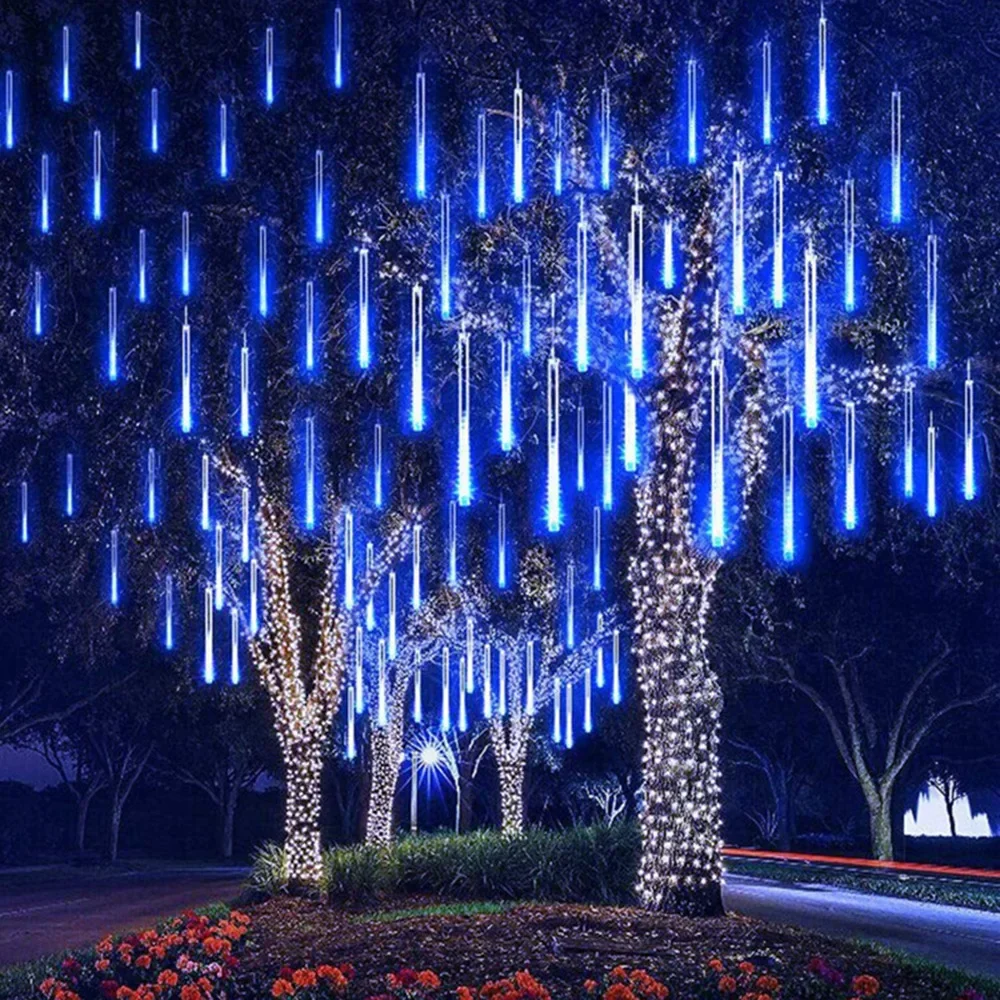 30cm /50cm Waterproof Meteor S - Outdoor Lighting Tree ulasan dan harga
