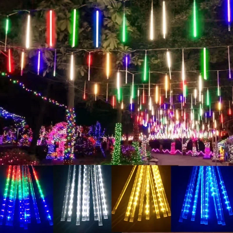 30cm /50cm Waterproof Meteor S - Outdoor Lighting Tree ulasan dan harga