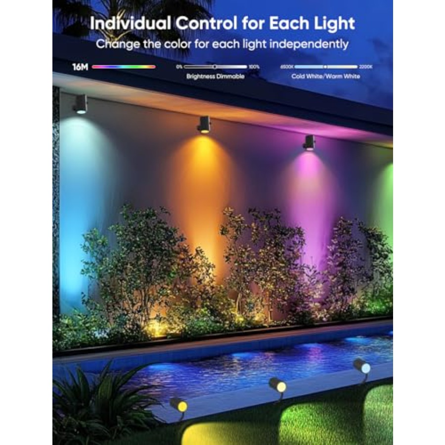 Outdoor Spot Light 600lm, Smar - Outdoor Lighting Kits Low Voltage ulasan dan harga