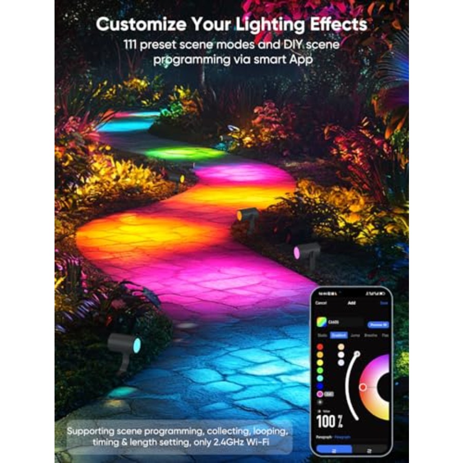Outdoor Spot Light 600lm, Smar - Outdoor Lighting Kits Low Voltage ulasan dan harga
