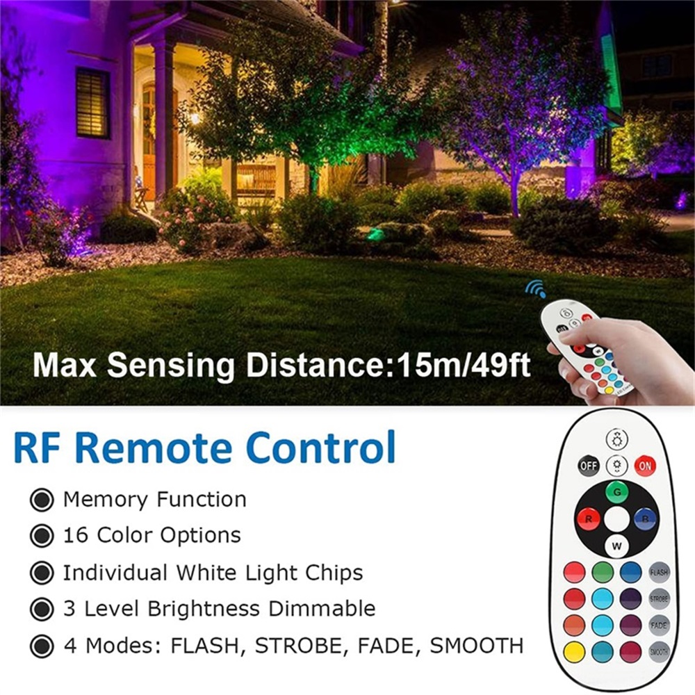 RGBW Landscape Lighting 10W wi - Outdoor Lighting And Landscape ulasan dan harga