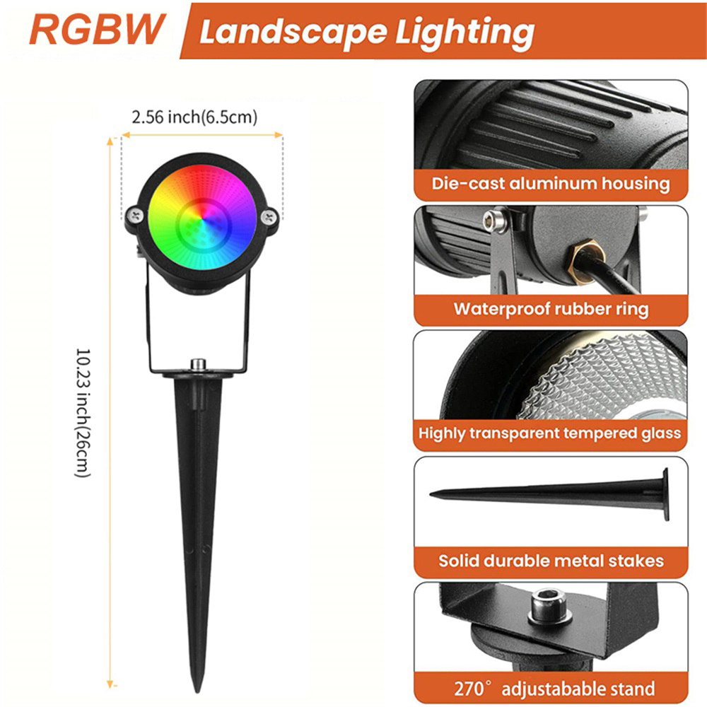 RGBW Landscape Lighting 10W wi - Outdoor Lighting And Landscape ulasan dan harga