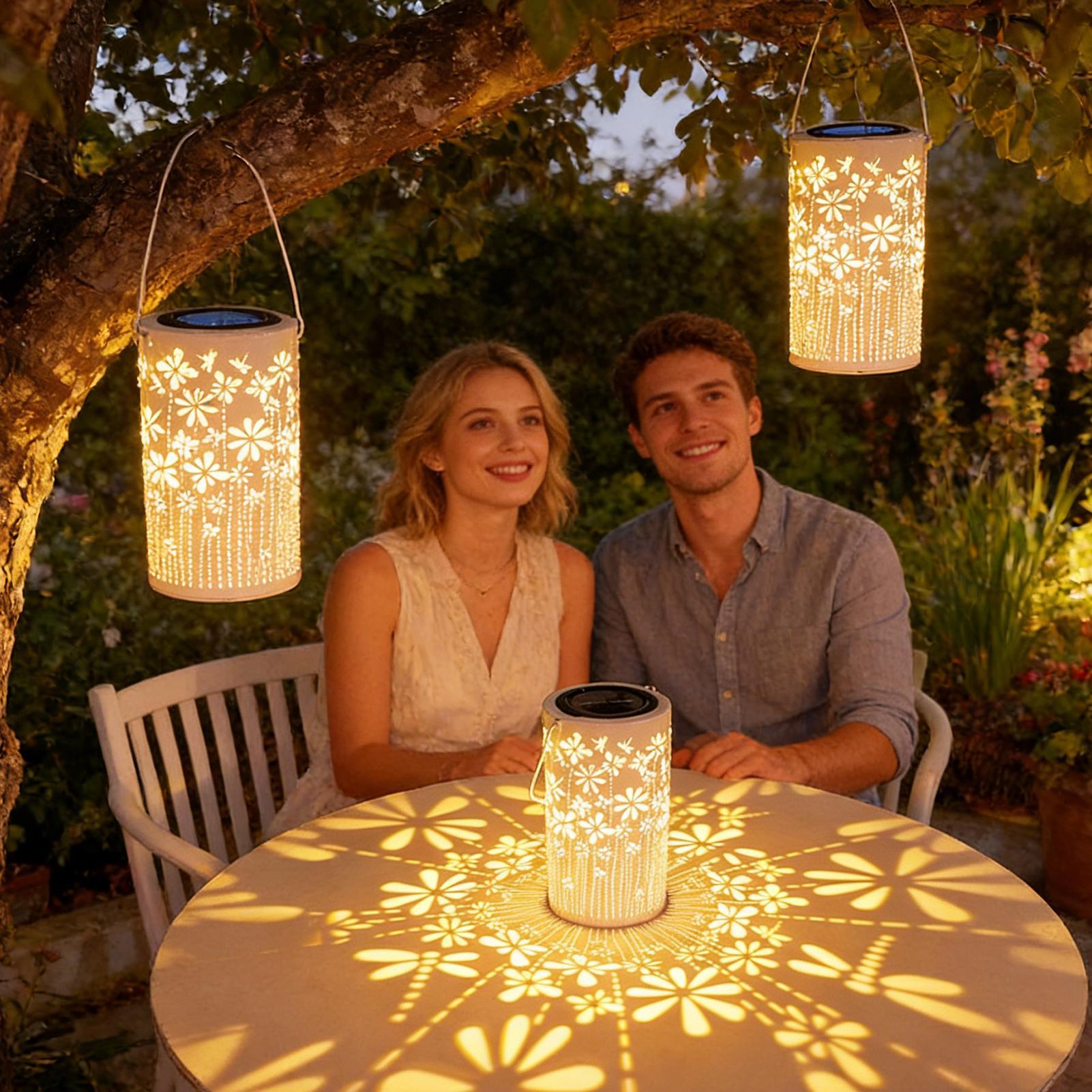Solar Lanterns Colorful Metal  - Outdoor Lighting And Landscape ulasan dan harga