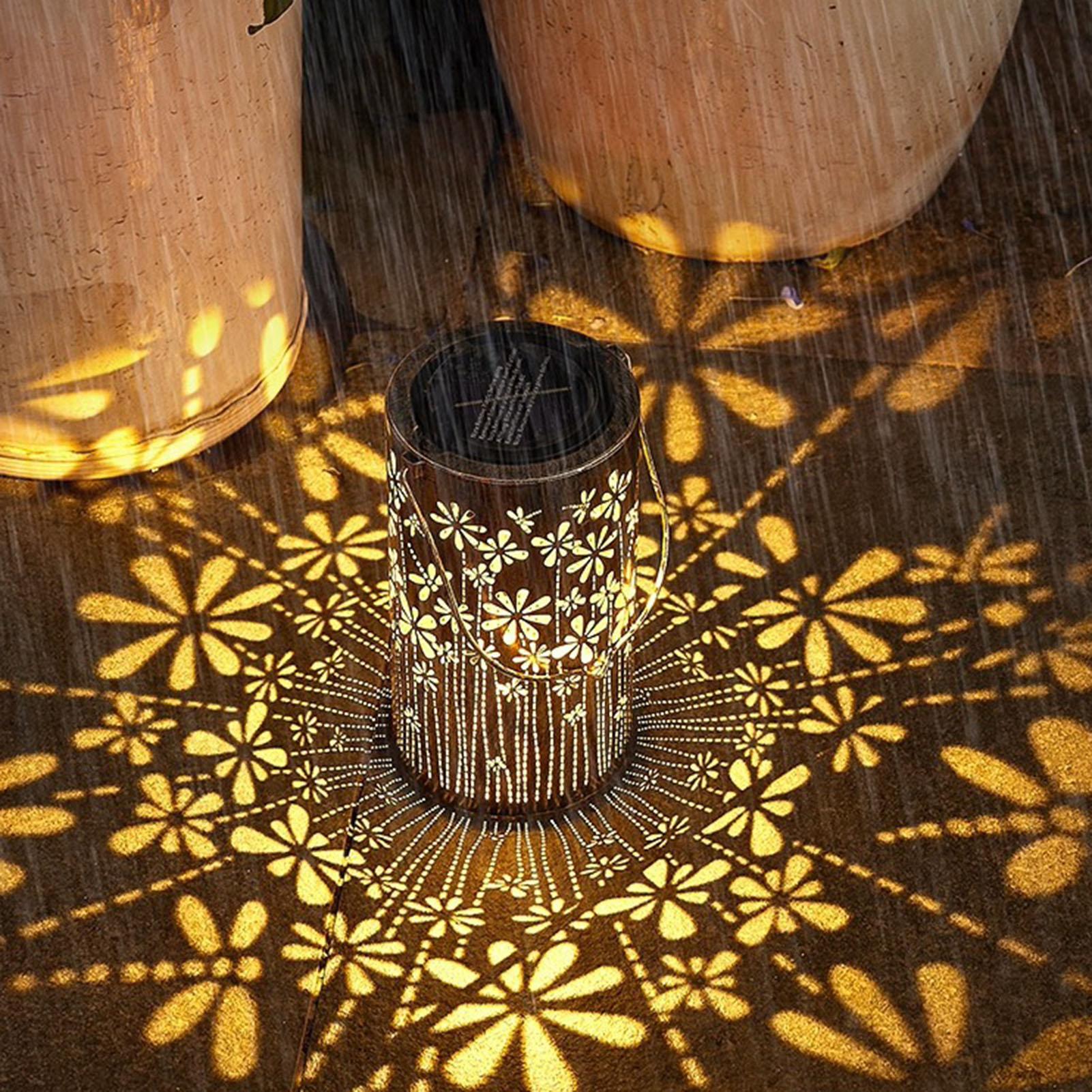 Solar Lanterns Colorful Metal  - Outdoor Lighting And Landscape ulasan dan harga