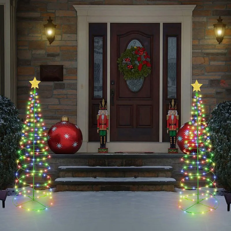 Solar Powered Christmas Tree L - Outdoor Lighting Tree ulasan dan harga