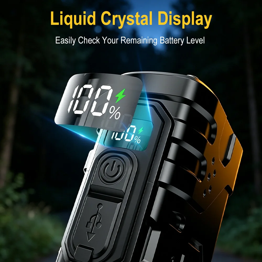 BORUIiT Hand Crank EDC LED Fla - Outdoor Lighting Types ulasan dan harga