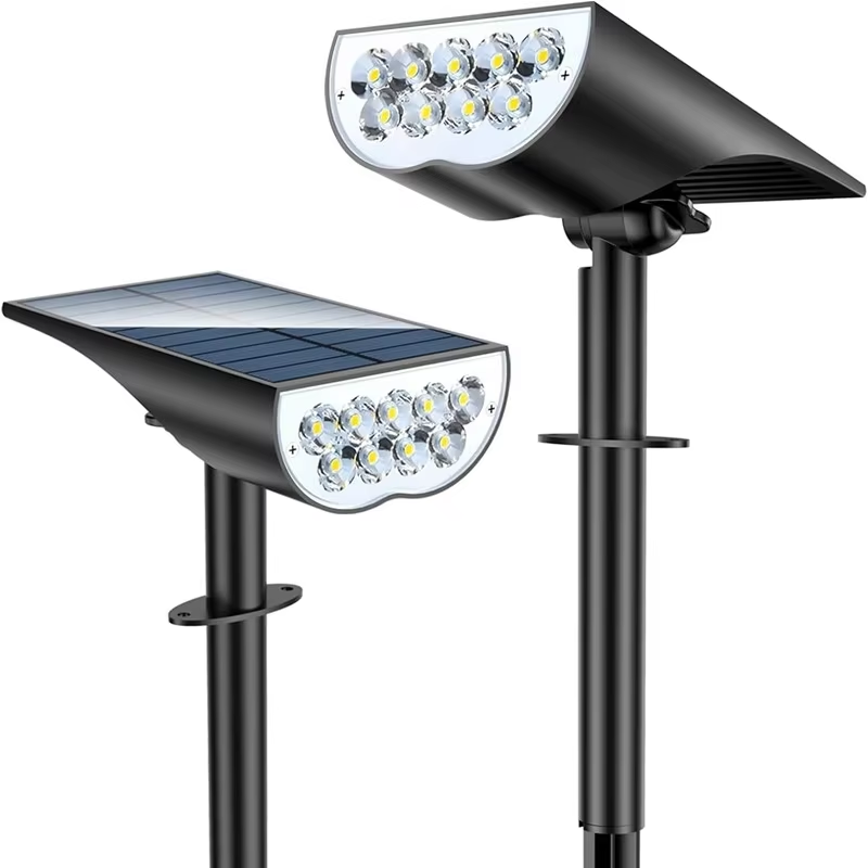 9 LED Solar Garden Spotlights  - Outdoor Lighting And Landscape ulasan dan harga