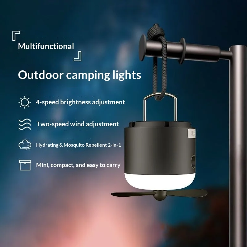 Camping Fan Rechargeable Wirel - Outdoor Lighting Wireless ulasan dan harga