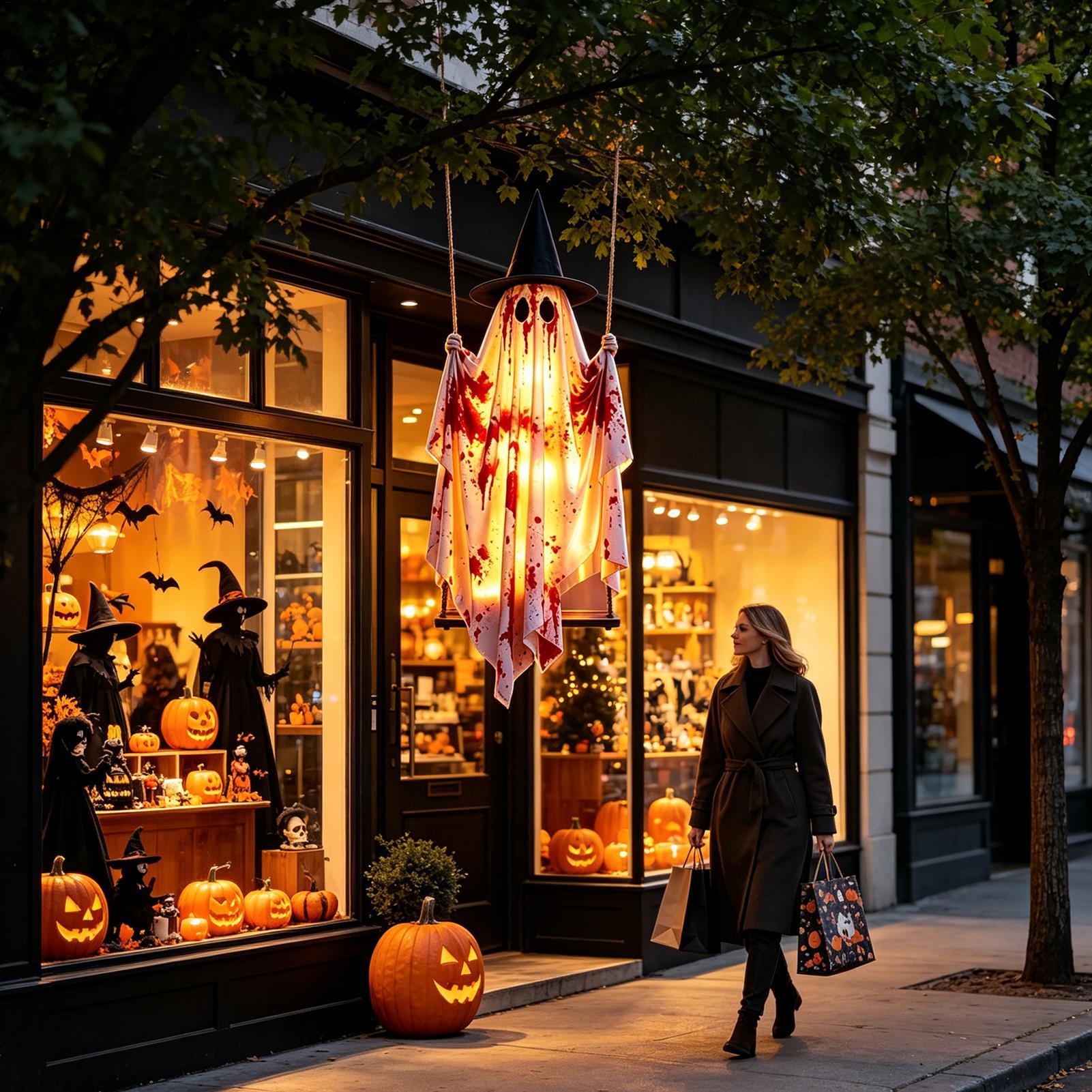 Outdoor Halloween Ghost with R - Outdoor Lighting Tree ulasan dan harga